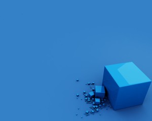 Sapphire Blue Cubes 1