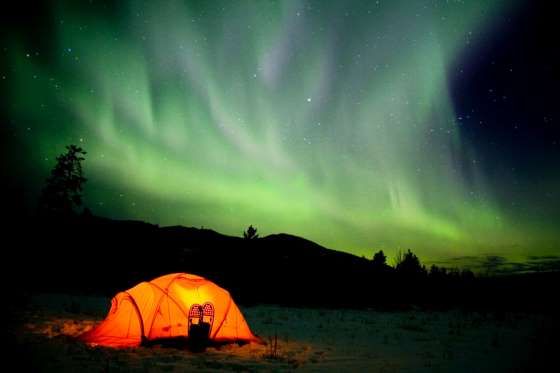 tent - Aurora Borealia - Iceland